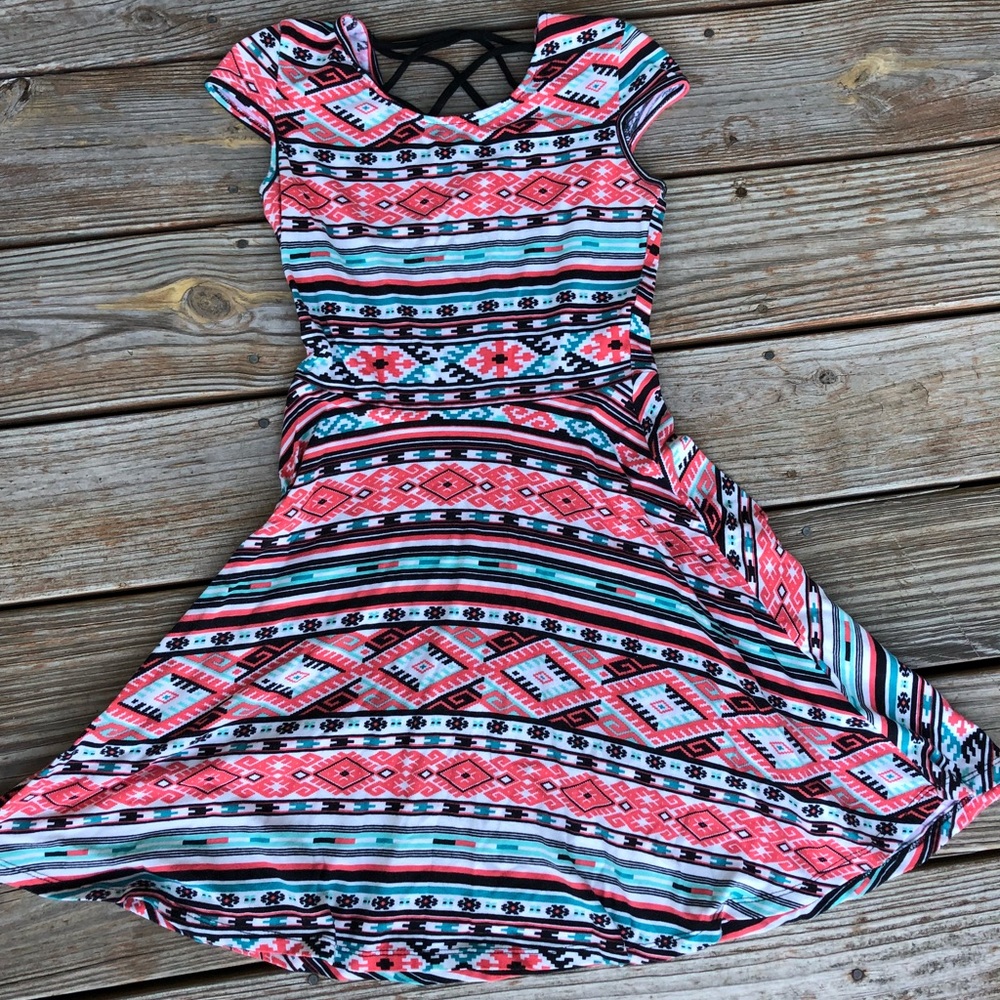 Full Tilt Tribal Print Dress